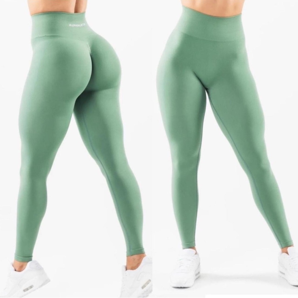 Alphalete Amplify Leggings - Small (Jade)